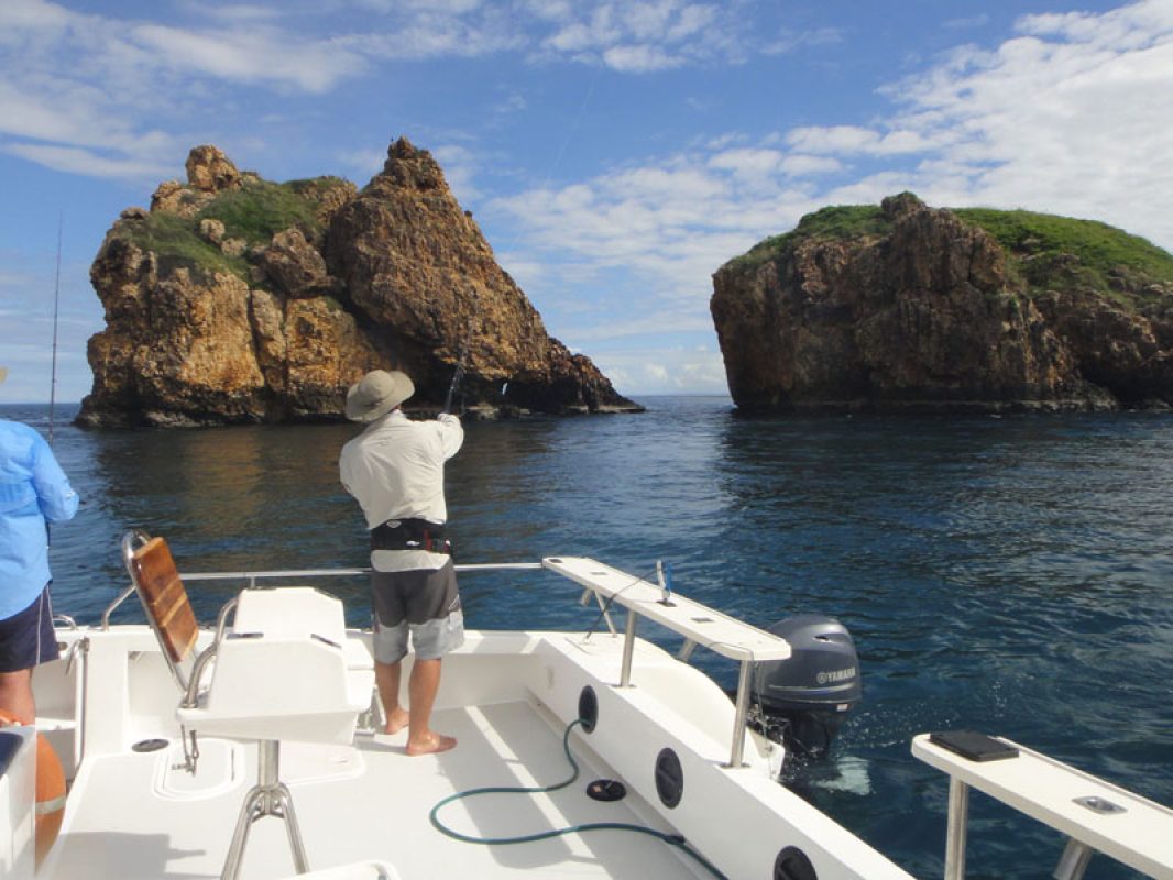 Picture of Fishing from a Supercat Boat